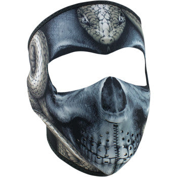 Zan Headgear WNFM415 Neoprene Full-Face Mask Snake Skull - JT Cycle & ATV