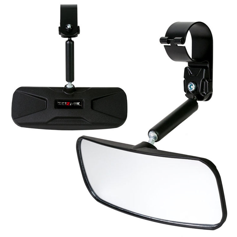 Seizmik #18052 Automotive Style Rear view Mirror – 2″ and 1.875″ (w/shim) Commander Maverick RTV - JT Cycle & ATV