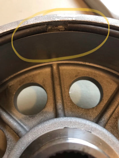 ArmorTech Quality Rear Brake Drum for 1988-2000 Honda TRX 300 2x4 4x4 Fourtrax Replaces #42620-HC4-670 + damper ring