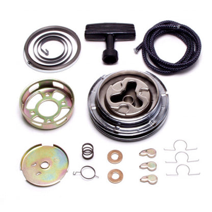 Honda ATC185 ATC200 pull start rebuild kit with recoil starter parts for 1980‑1986 models, complete repair set made in Taiwan.