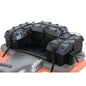 Atv Tek Pro Arch Series™ Padded Bottom Rear Seat ATV Cargo Storage Bag Steel Frame Black