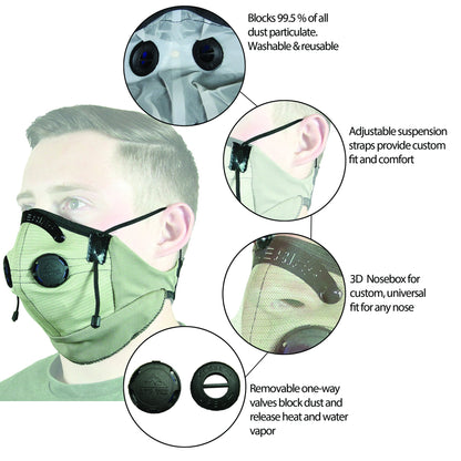 ATV TEK Pro Series Rider & Safety Dust Mask - JT Cycle & ATV