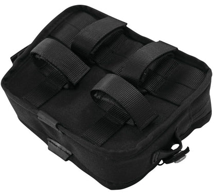 Burly Brand Voyager Motorcycle Handlebar Handle Bar Bag Storage Black or Dark Oak - JT Cycle & ATV