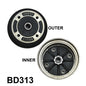 ArmorTech KAWASAKI MULE 3000 3010 3020 4000 4010 FRONT BRAKE DRUM Replaces OEM# 41038-0034 41038-1345 - JT Cycle & ATV