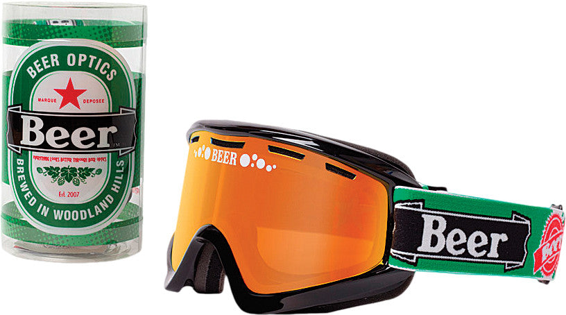 Beer Optics Cold Beer Goggles Mirror Lens ATV MX Off Road - JT Cycle & ATV