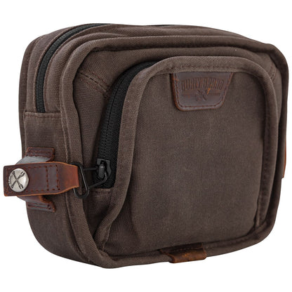 Burly Brand Voyager Motorcycle Handlebar Handle Bar Bag Storage Black or Dark Oak - JT Cycle & ATV