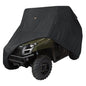 Classic Accessories QuadGear Black UTV Storage Cover Fits Mid Sized 2 Passenger UTVs 113"L x 60"W x 70"H - JT Cycle & ATV