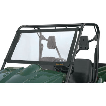 KAWASAKI MULE 2500 2510 3000 3010 & Polaris Ranger 2002-2008 Models UTV CLEAR INSTANT WINDSHIELD Vinyl & Canvas 55x26 - JT Cycle & ATV