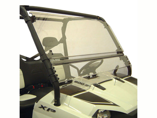 Direction 2 Polaris Ranger (Round Tube) Full Size Tilting Scratch Resistant Windshield