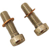 Drag Specialties Fork Tube Damper Mount Kit Screws with Washers Replacement for Harley 45405-75A
