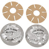 Drag Specialties Live to Ride chrome eagle gas fuel cap cover 2‑7/8 inch for Harley motorcycles