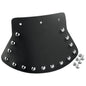 DRAG SPECIALTIES DS-393703 Medium Motorcycle Cruiser Harley Mud Flap Studded with Plain Center 9.5" W x 6.5" H - JT Cycle & ATV