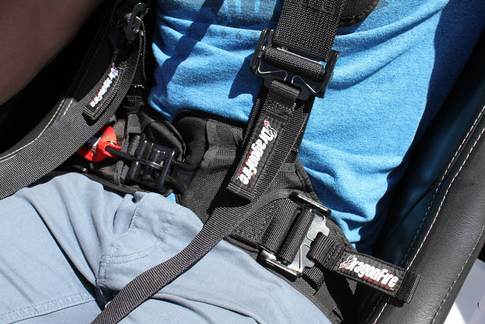 DragonFire Racing # 14-0040 EVO Seatbelt Body Contoured Safety Harness - JT Cycle & ATV