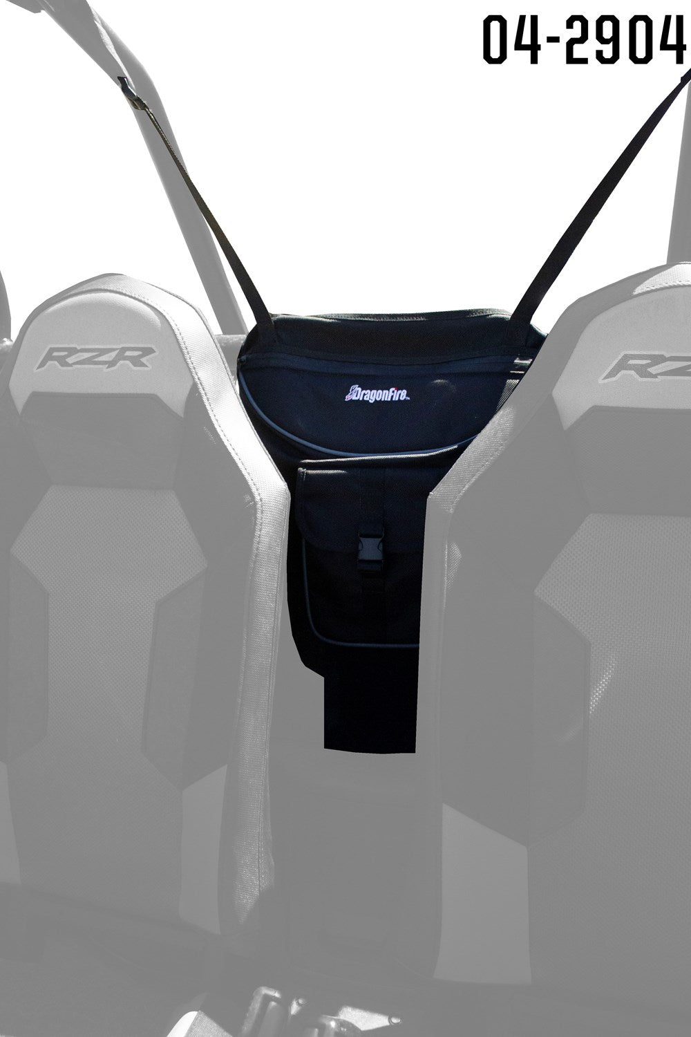 DragonFire Racing #04-1806 Behind the Seat Storage Bag Fits 19-20 Polaris RZR XP1000 - JT Cycle & ATV