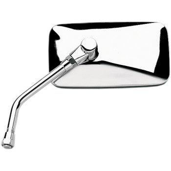 EMGO 20-42444 Cruiser Mirror Left Side Sport Mirror - 10 mm - Chrome