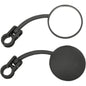 EMGO 20-64586 Easy Clamp Enduro Motorcycle Dual Sport Mirrors Mirror Set Pair - 360 Enduro - Black