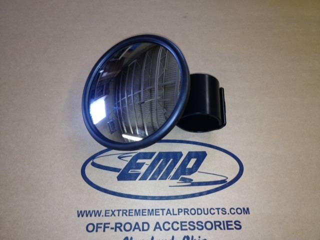 EMP UTV 5-1/2" Rearview Mirror with a 1-5/8 and 1-3/4" Diameter Bracket RZR, Ranger, Gator, Rhino, and Mule - JT Cycle & ATV