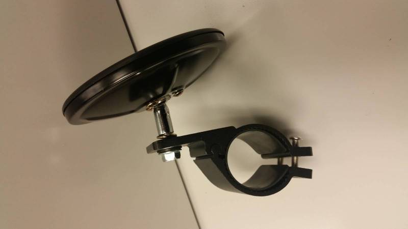 EMP UTV 5-1/2" Rearview Mirror with a 1-5/8 and 1-3/4" Diameter Bracket RZR, Ranger, Gator, Rhino, and Mule - JT Cycle & ATV