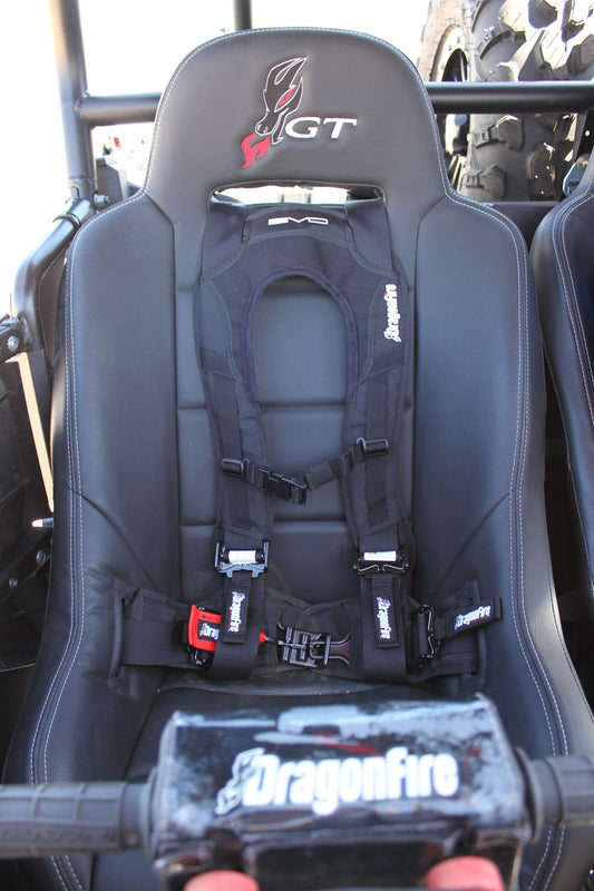 DragonFire Racing # 14-0040 EVO Seatbelt Body Contoured Safety Harness - JT Cycle & ATV
