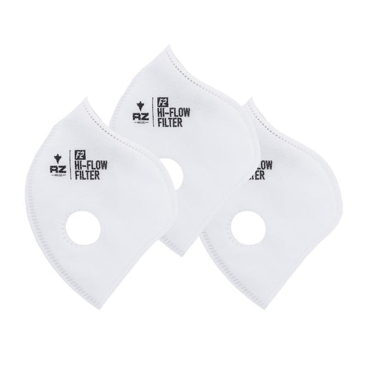 RZ Mask High-Flo Replacement Filters F2 Mask Filter - 3/Pack - JT Cycle & ATV