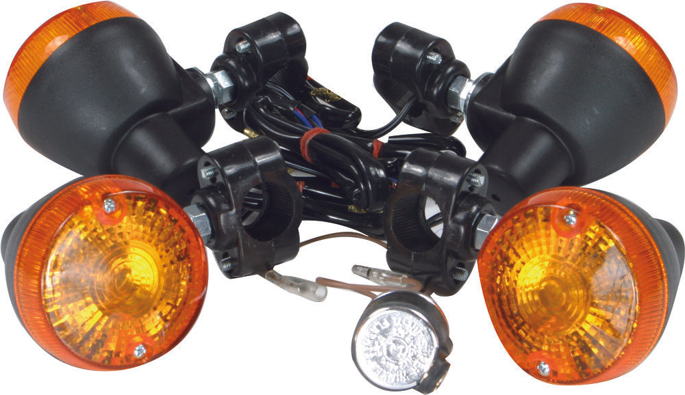 ATV Turn Signal Kit Quad Side by Side Blinker Flasher 4 Wheeler Arctic Cat