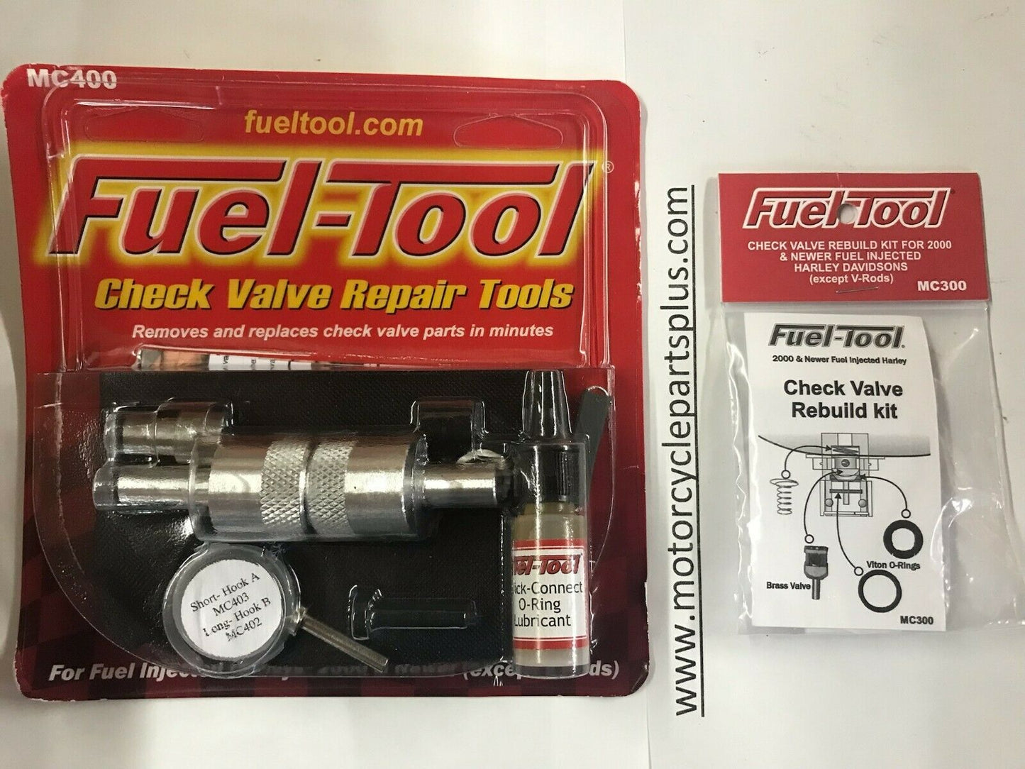 HARLEY CHECK VALVE TOOL & HARLEY CHECK VALVE REBUILD KIT Includes both the MC400 + MC300 MC 400 MC 300