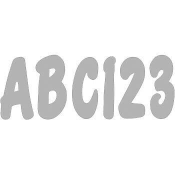 Registration Boat Jet Ski PWC Waverunner ID Sticker Kit Gradation 3" 146 Letters + Numbers