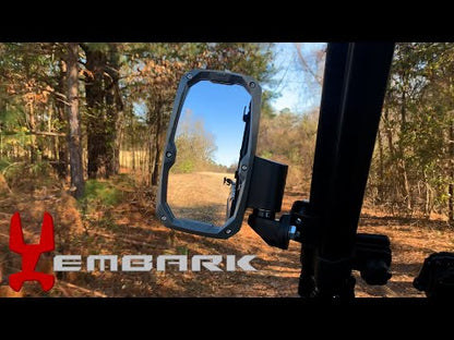 Seizmik Embark Side View Mirror Set Mirrors 1.75" John Deere Gator Polaris Ranger
