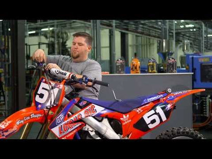 ODI Emig V2 Lock on Locking Grips 2 / 4 Stroke Off Road Motocross Dirtbike MX Offroad Twist Throttle with Cams