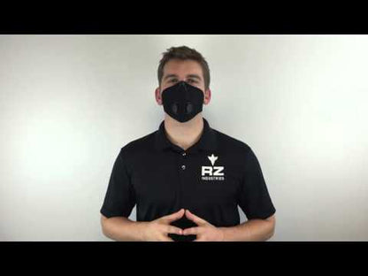Build Your Own RZ Mask M2 Mesh Filtered Dust Mask Bundle Bonus Kit Mask, Storage Pouch, Filters, and Extra Set of Valves
