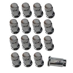 ITP 0223-0043 ALUG15BX Lug Nuts Lug Nut Chrome 10MM - Flat - 16 Piece - JT Cycle & ATV