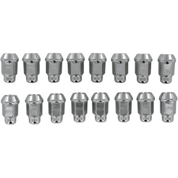ITP 0223-0089 ALUG18BX Lug Nuts Lug Nut - Chrome - 12 mm X 1.50 - 16 Pack - JT Cycle & ATV