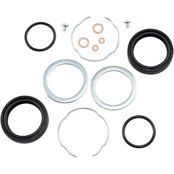 HARLEY DAVIDSON FORK SEAL REBUILD COMPLETE KIT SEALS MADE IN USA 45378-87 39MM