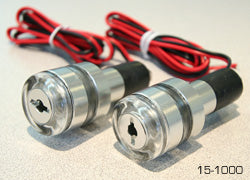 K&S TECHNOLOGIES LED Motorcycle Handlebar Bar End Marker Light Kits in Silver or Black - JT Cycle & ATV