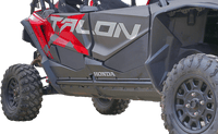 KFI 101845 Rear Lower Door Inserts for Honda Talon 1000‑4 – Black Powder‑Coated Aluminum