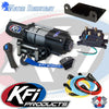 KFI U45‑R2 4500 lb Standard‑Spool UTV Winch Kit with Free Mount – Steel Cable – Heavy Duty