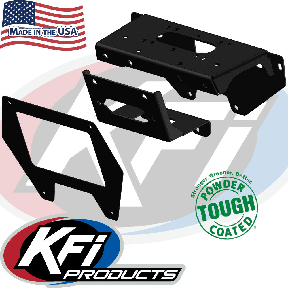 KFI #101790 Polaris RZR Pro XP Winch Mount - JT Cycle & ATV
