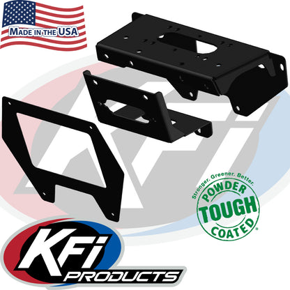 KFI #101790 Polaris RZR Pro XP Winch Mount - JT Cycle & ATV