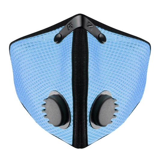 RZ Mask M2 Mesh Filtered Dust Mask Sky Blue Color - JT Cycle & ATV