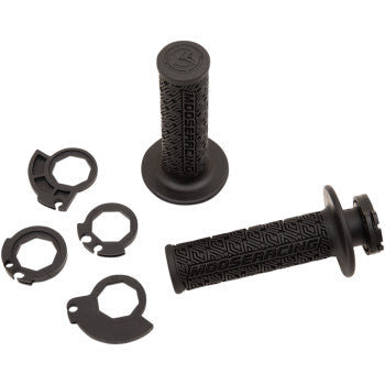 Moose Racing Lock on Clamp On Locking Grips with Cams like ODI MX Dirtbike