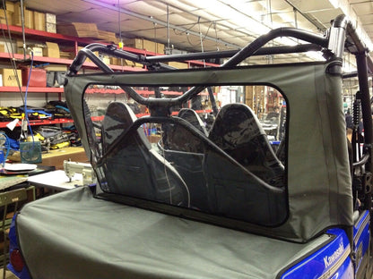 Kawasaki Teryx 800 4 Seater 15-17 Rear Vinyl Windshield Cab Back Dust Stopper Panel