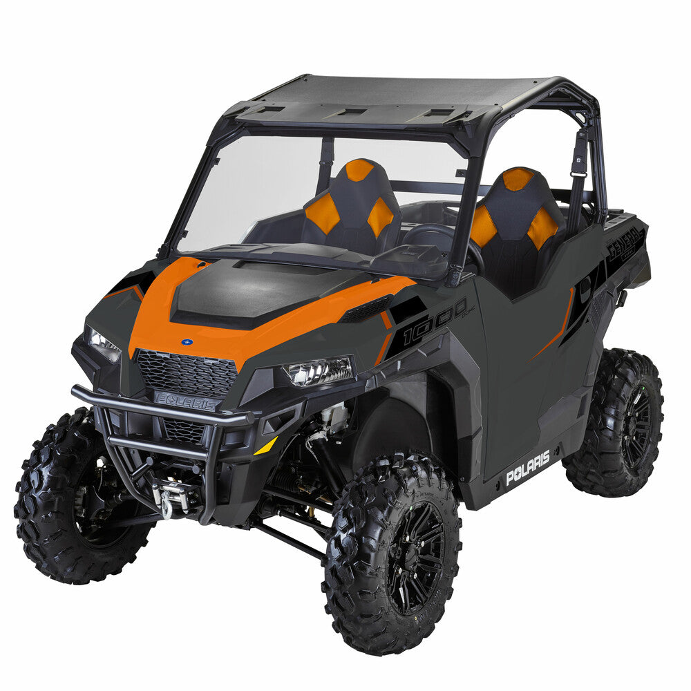 Moose Utility Full Front Hard Windshield Uncoated Polycarbonate for Polaris General 1000
