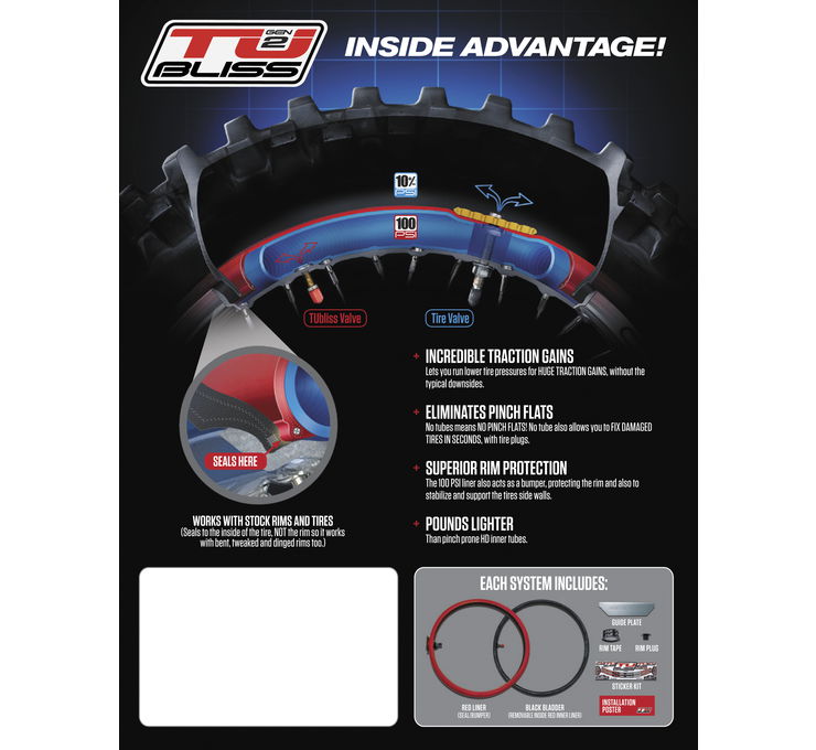 Neutec Tubliss The Tubeliss-Core Motorcycle Tire Tube - JT Cycle & ATV