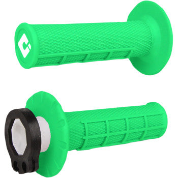 ODI V2 Lock on Grips 2 / 4 Stroke Off Road Motocross Dirtbike MX Half Waffle - JT Cycle & ATV