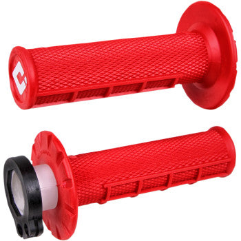 ODI V2 Lock on Grips 2 / 4 Stroke Off Road Motocross Dirtbike MX Half Waffle - JT Cycle & ATV