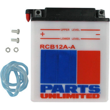 PARTS UNLIMITED BATTERIES RCB12A-A Heavy-Duty Battery Battery YB12A-A - JT Cycle & ATV