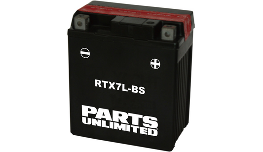 PARTS UNLIMITED BATTERIES RTX7L-BSAGM Maintenance-Free AGM Battery RTX7L-BS .33 L - JT Cycle & ATV