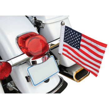 PRO PAD RFM-LPM License Plate Flag Mount with Flag - With 6" X 9" Flag