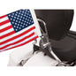 PRO PAD RFM-RDSB5 Side Mount Sissy Bar Flag Mount with Flag  5/8" Bar - 6" x 9" Flag