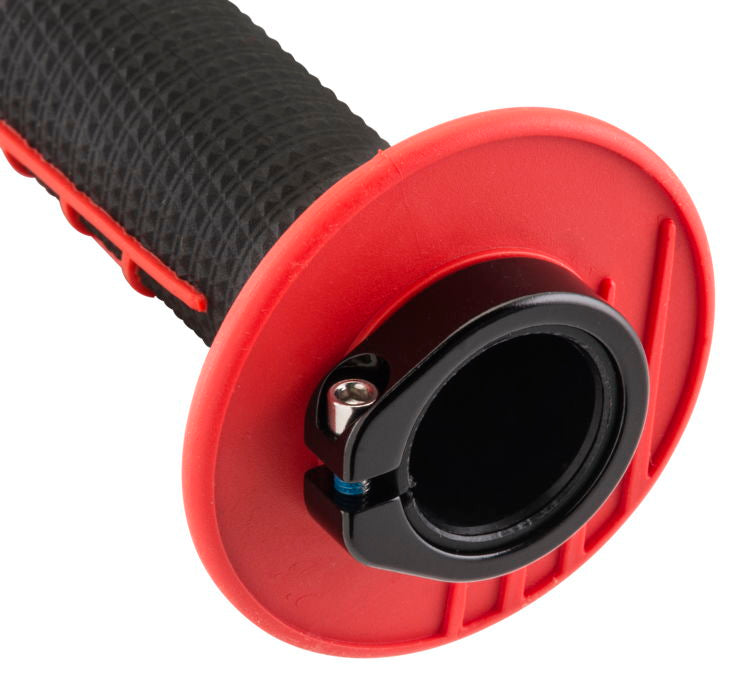 ProTaper Clamp-On Lock on  Locking Half-Waffle Grips MX Dirtbike 2 & 4 Stroke